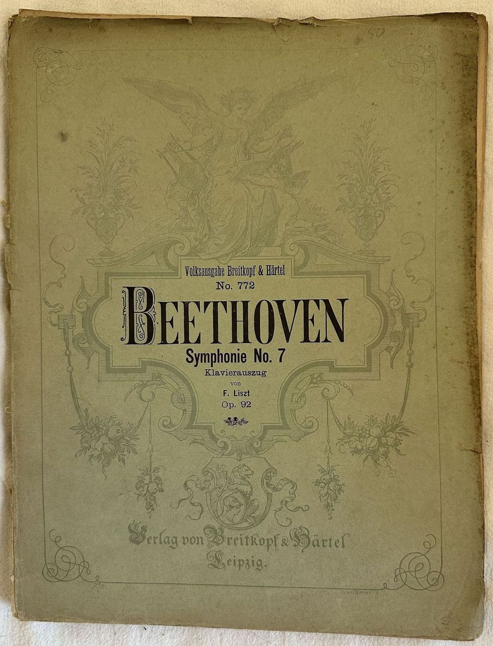 SIEBENTE SYMPHONIE VON L. VAN BEETHOVEN VON FRANZ LISZT | Immagine principale