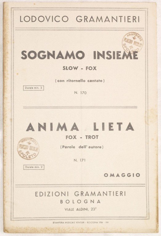 SOGNAMO INSIEME - ANIMA LIETA