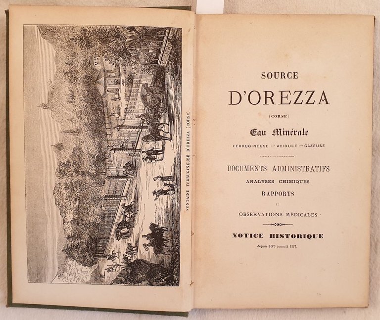 SOURCE D'OREZZA (CORSE) EAU MINERALE FERRUGINEUSE - ACIDULE - GAZEUSE … | Immagine Gallery 1