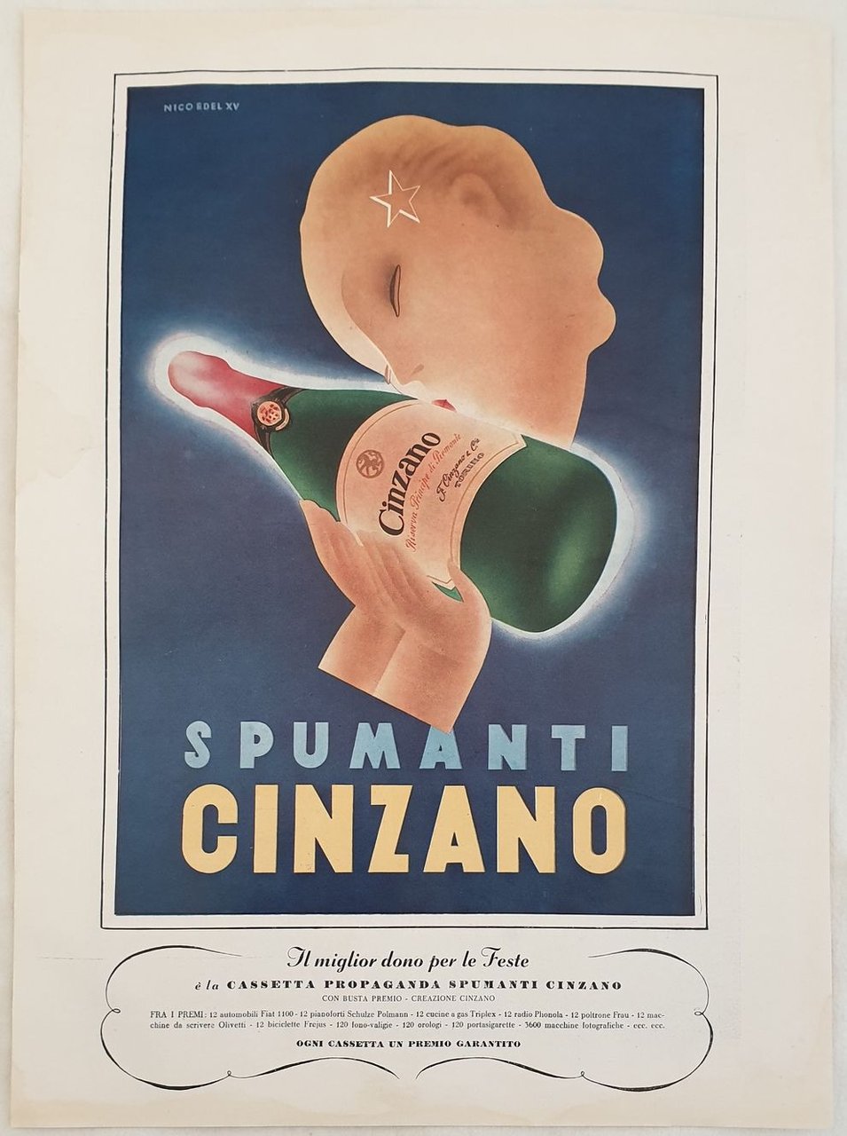 SPUMANTI CINZANO 1937