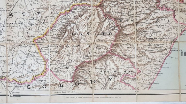 STANFORD’S NEW LARGE SCALE MAP OF THE SEAT OF WAR …