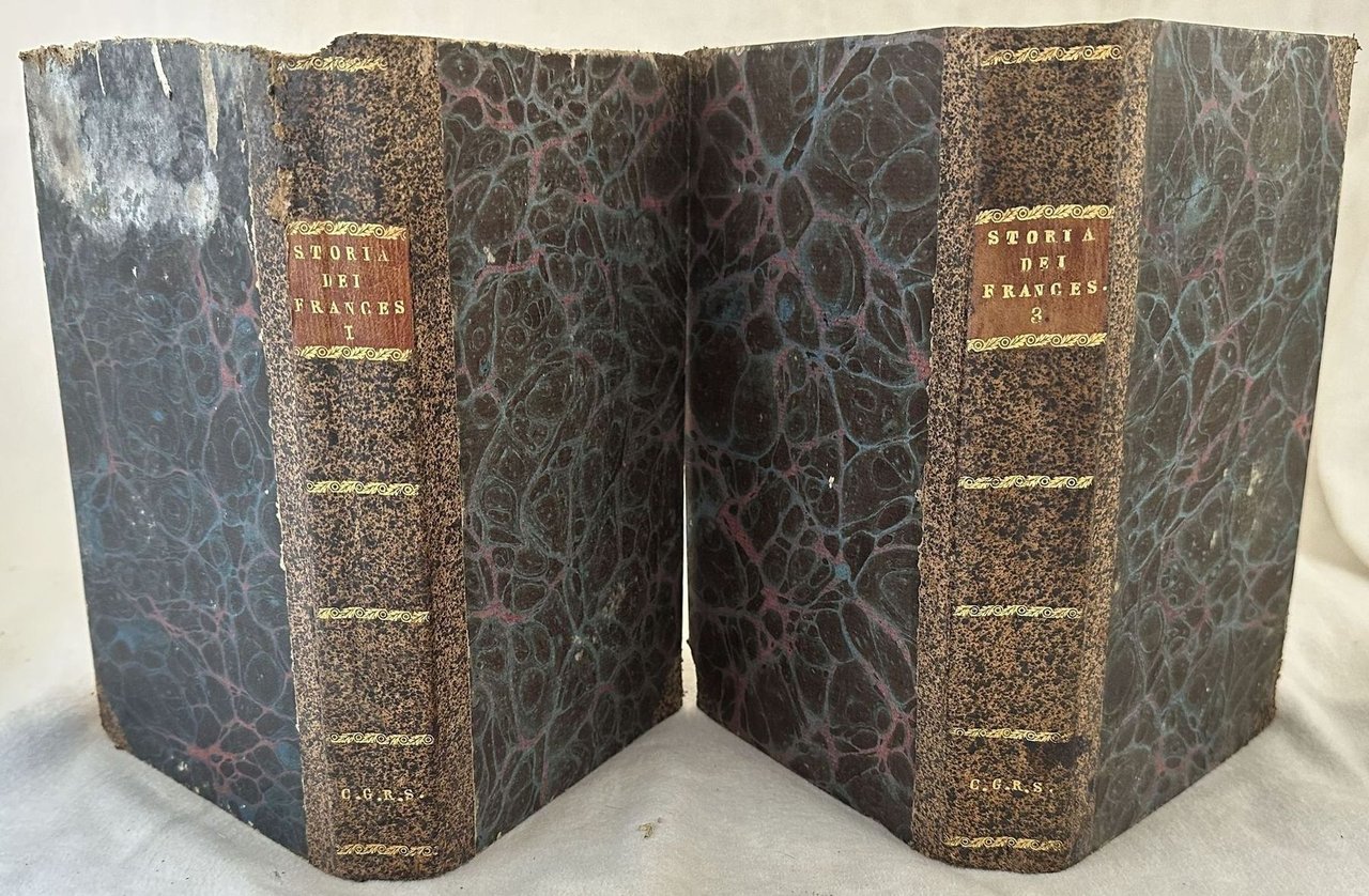 STORIA DEI FRANCESI VOLUME PRIMO VOLUME TERZO
