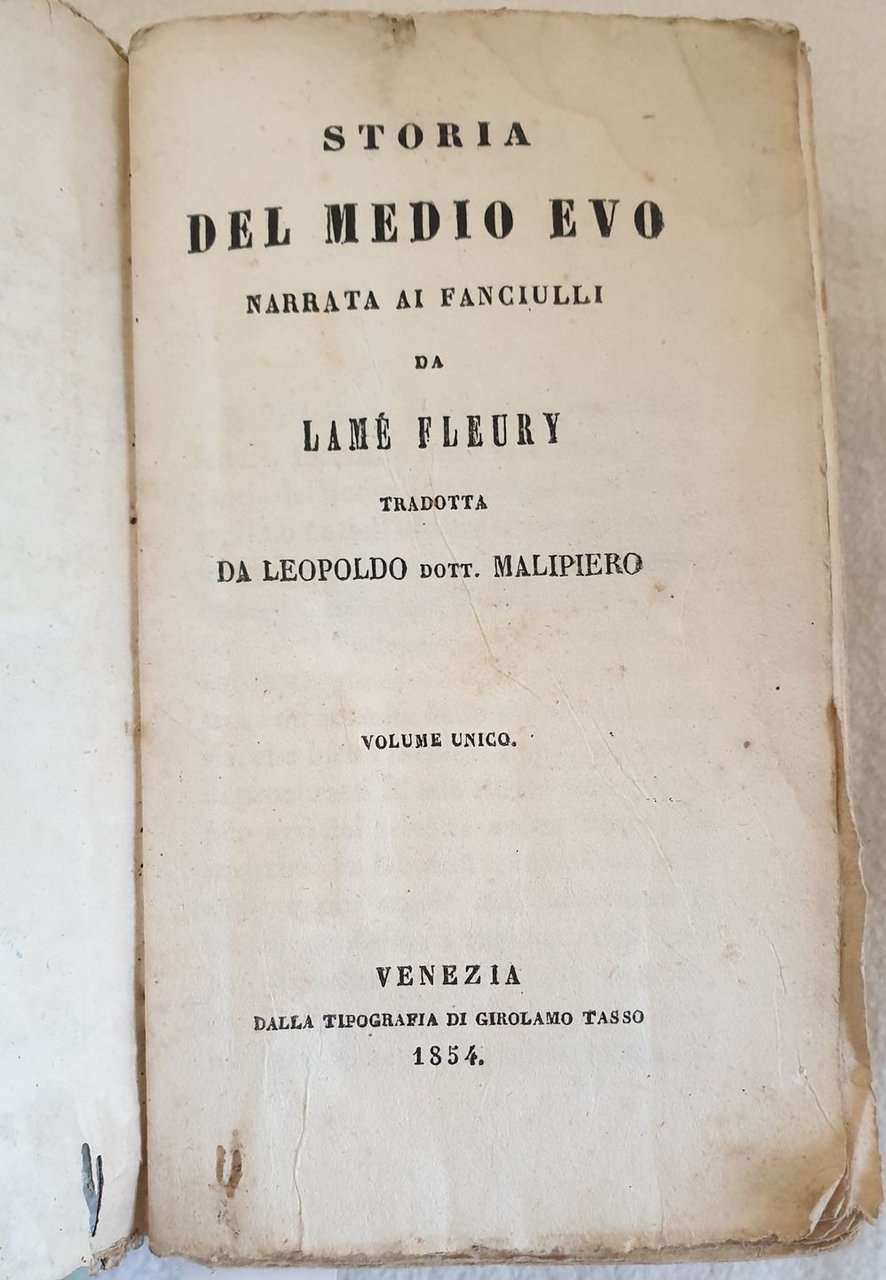 STORIA DEL MEDIO EVO NARRATA AI FANCIULLI