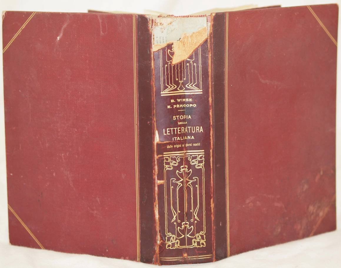 STORIA DELLA LETTERATURA ITALIANA DALLE ORIGINI AI GIORNI NOSTRI