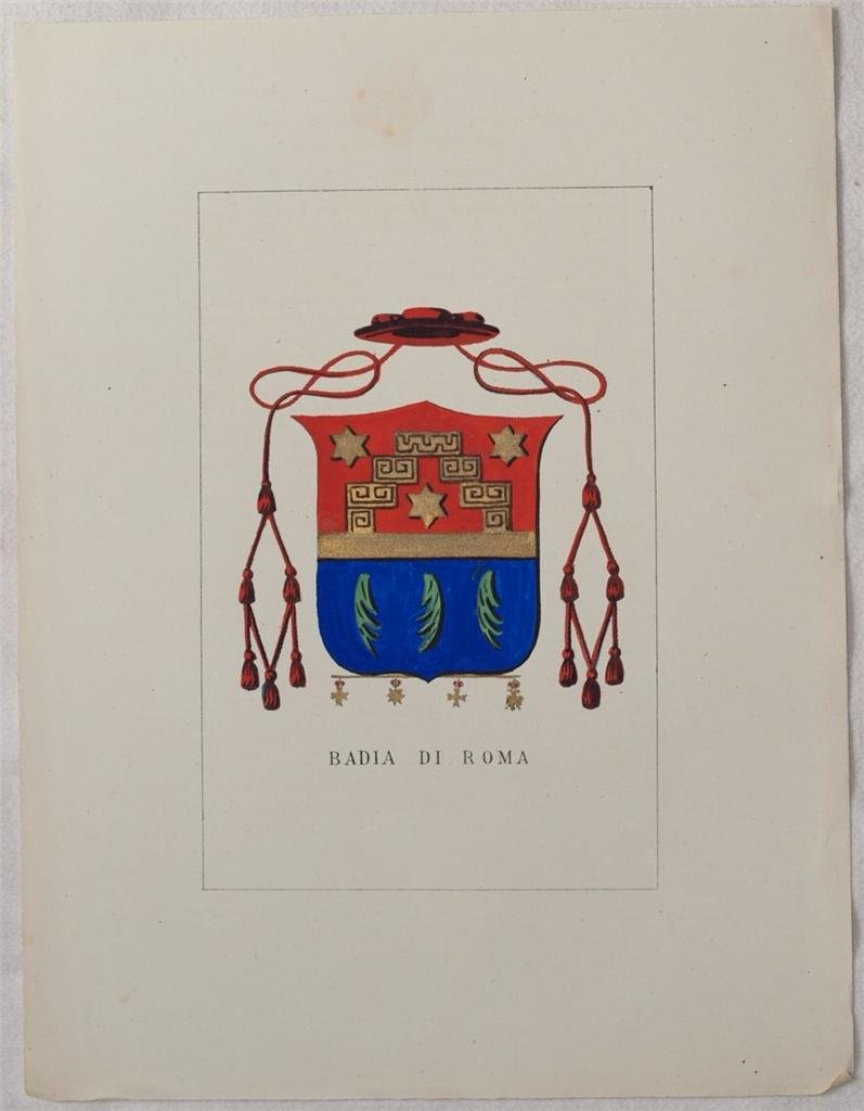 STORIA DELLE FAMIGLIE ILLUSTRI ITALIANE - BADIA DI ROMA