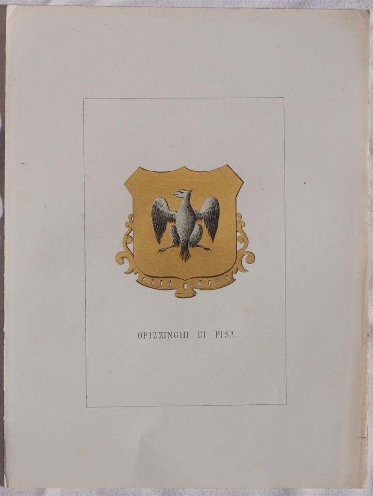 STORIA DELLE FAMIGLIE ILLUSTRI ITALIANE - OPIZZINGHI DI PISA