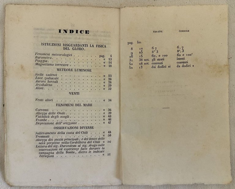 SUNTO DI METEOROLOGIA DEL SIGNOR ARAGO O ISTRUZIONI SULLA FISICA …