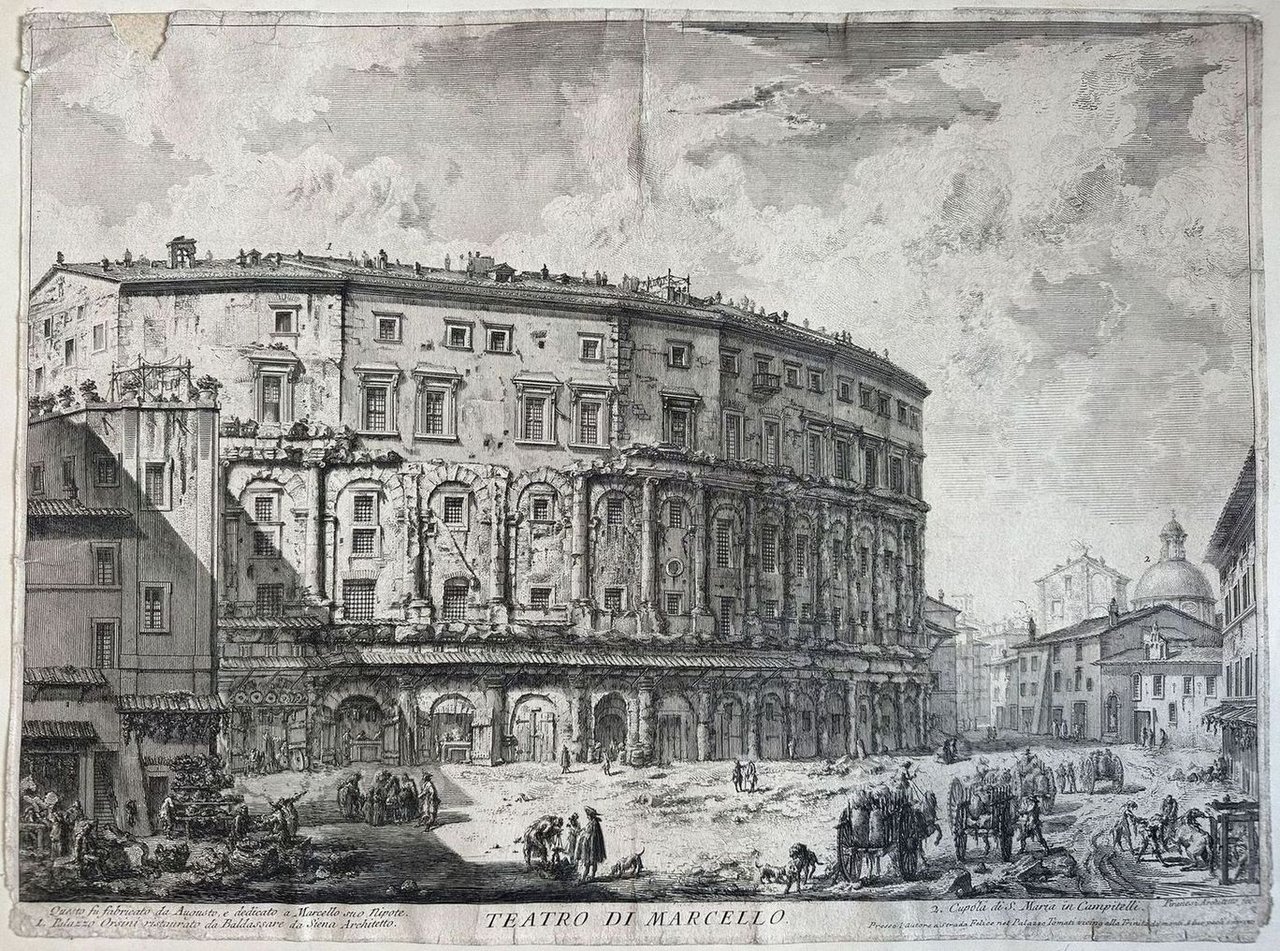 TEATRO DI MARCELLO QUESTO FU FABRICATO DA AUGUSTO E DEDICATO …