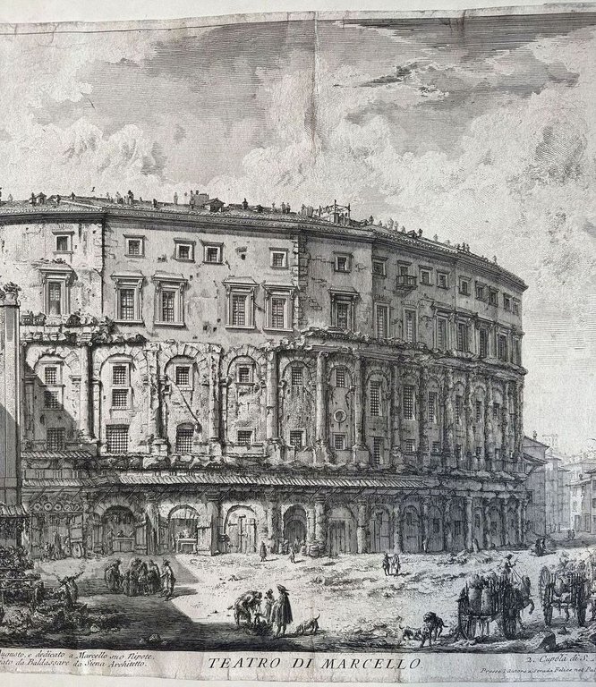 TEATRO DI MARCELLO QUESTO FU FABRICATO DA AUGUSTO E DEDICATO …