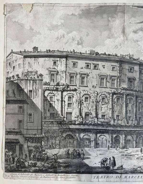 TEATRO DI MARCELLO QUESTO FU FABRICATO DA AUGUSTO E DEDICATO …