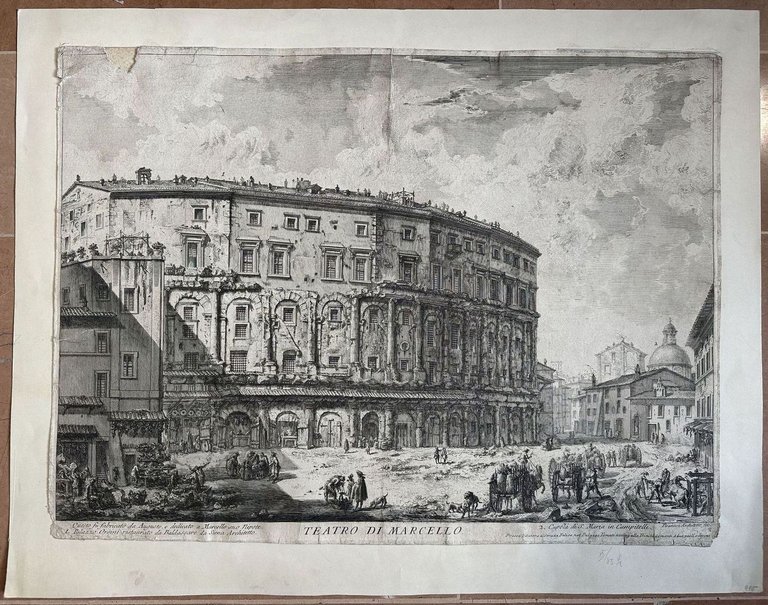 TEATRO DI MARCELLO QUESTO FU FABRICATO DA AUGUSTO E DEDICATO …