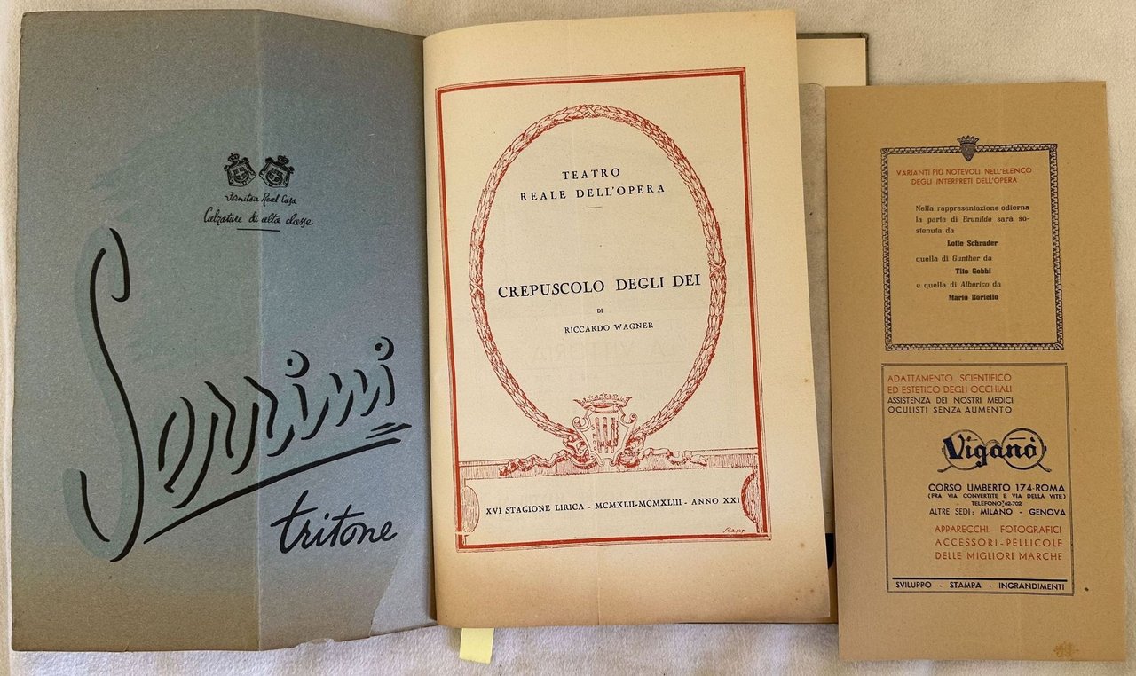 TEATRO REALE DELL'OPERA CREPUSCOLO DEGLI DEI XVI STAGIONE LIRICA - …