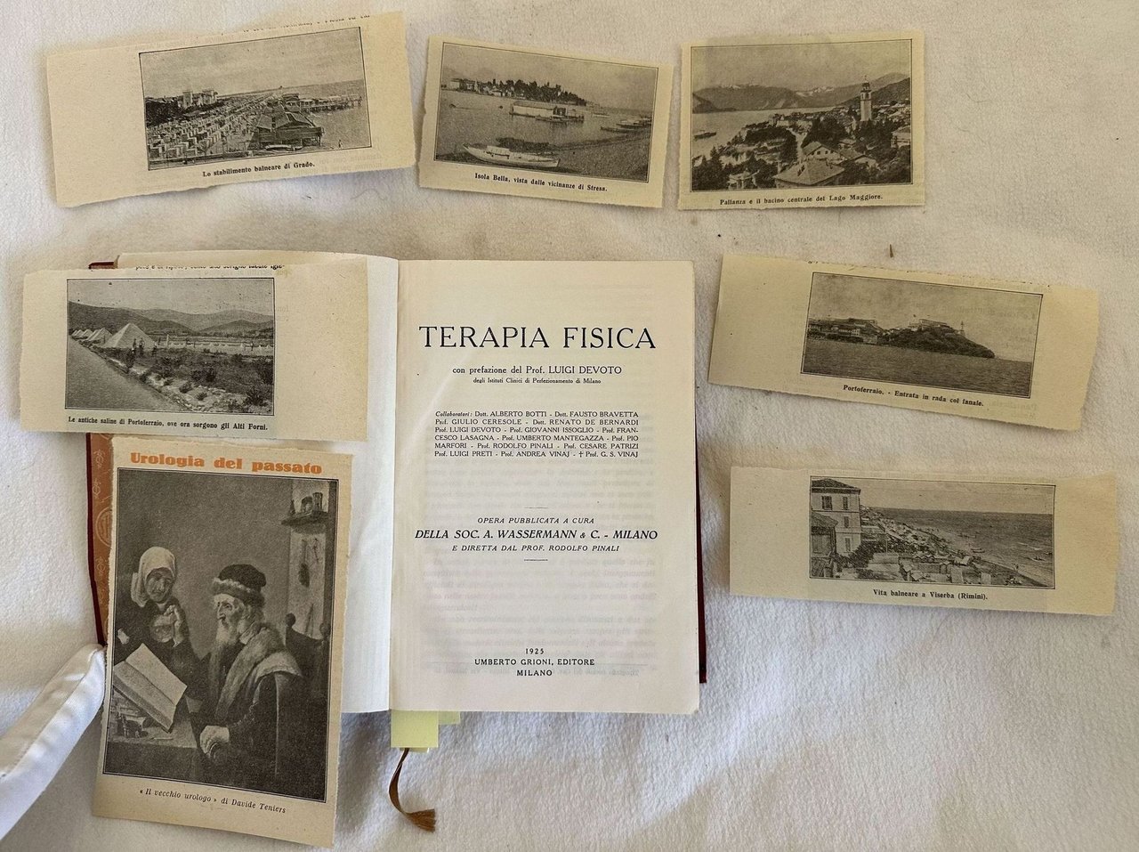TERAPIA FISICA CON PREFAZIONE DEL PROF. LUIGI DEVOTO OPERA PUBBLICATA …