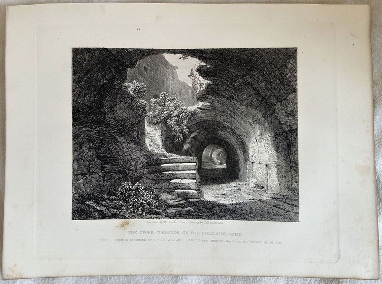 THE UPPER CORRIDOR OF THE COLISEUM, ROME
