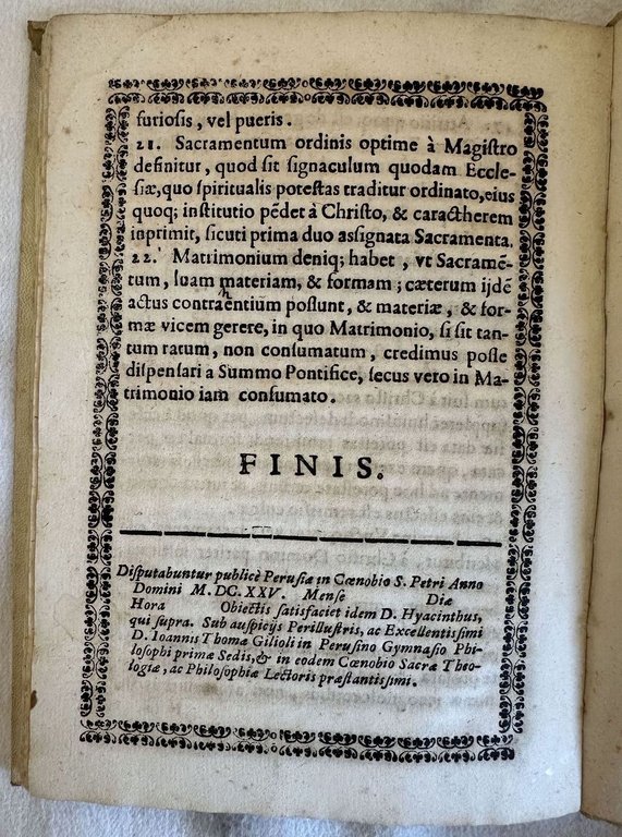 THEOREMATA THEOLOGICA ILLUSTRISSIMO AC REVERENDISSIMO DD. COSMO CARDINALI DE TORRES