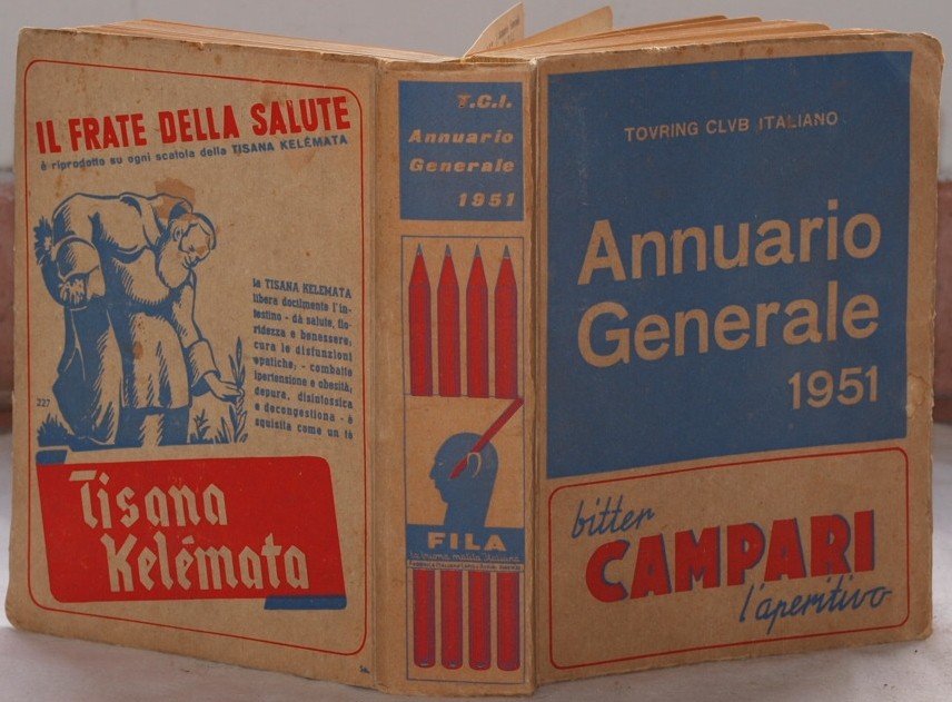 TOURING CLUB ITALIANO ANNUARIO GENERALE 1951