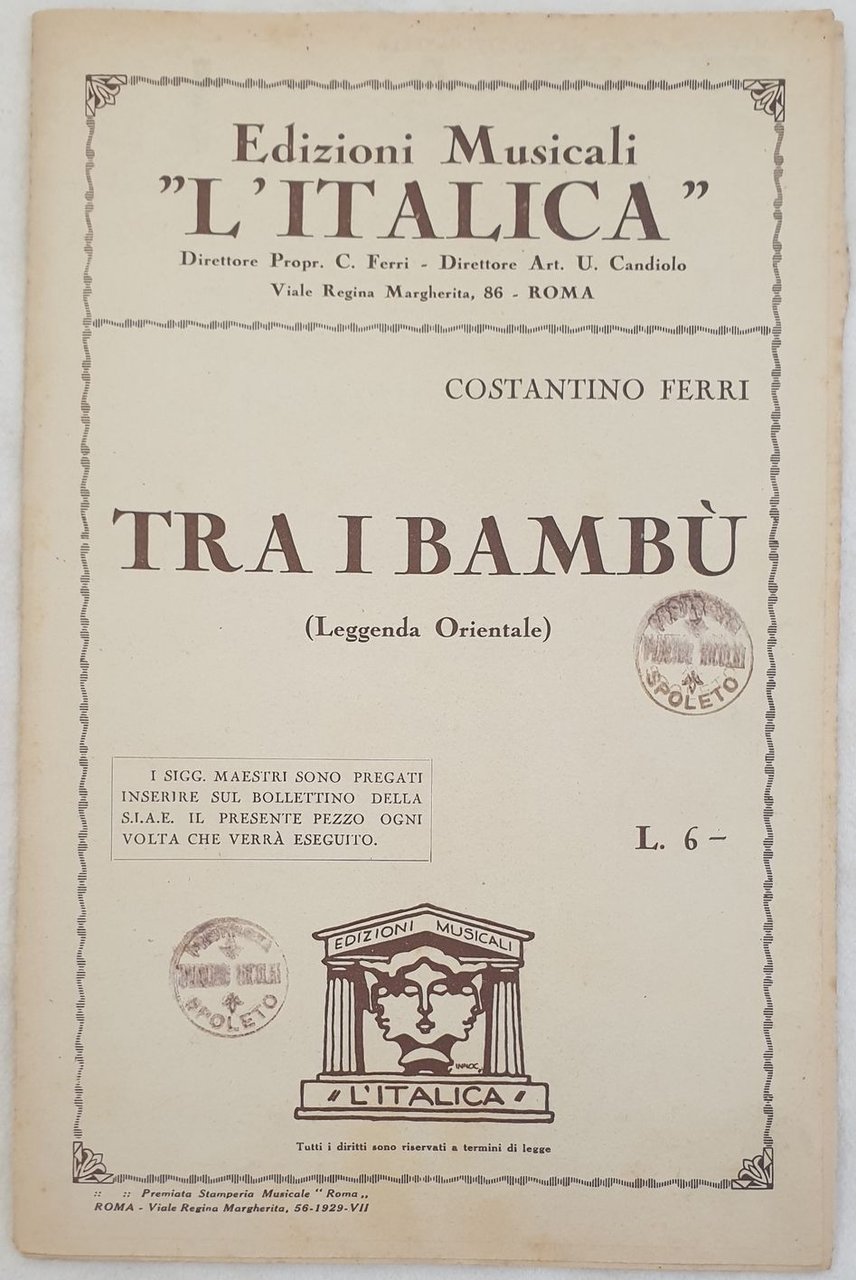 TRA I BAMBU (LEGGENDA ORIENTALE)