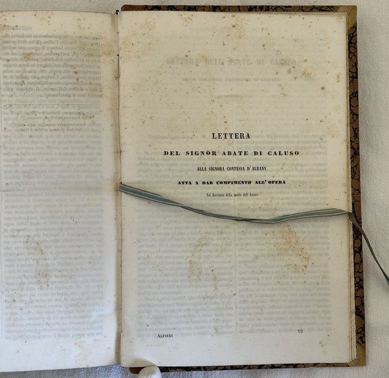 TRAGEDIE E VITA DI VITTORIO ALFIERI