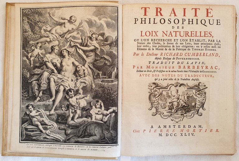 TRAITE PHILOSOPHIQUE DES LOIX NATURELLES