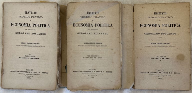 TRATTATO TEORICO PRATICO DI ECONOMIA POLITICA