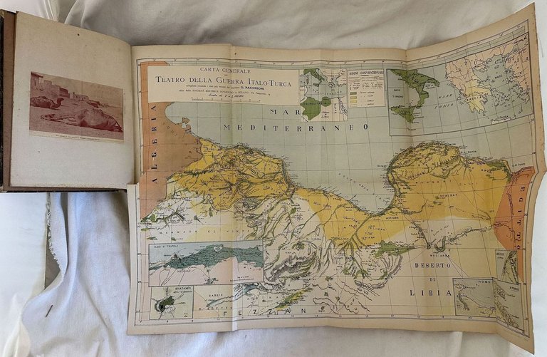 TRIPOLI E CIRENAICA CARTA GENERALE DEL TEATRO DELLA GUERRA ITALO-TURCA …
