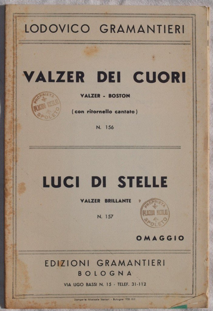 VALZER DEI CUORI - LUCI DI STELLE