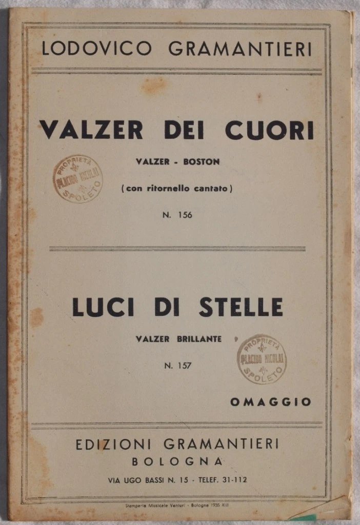 VALZER DEI CUORI - LUCI DI STELLE | Immagine principale