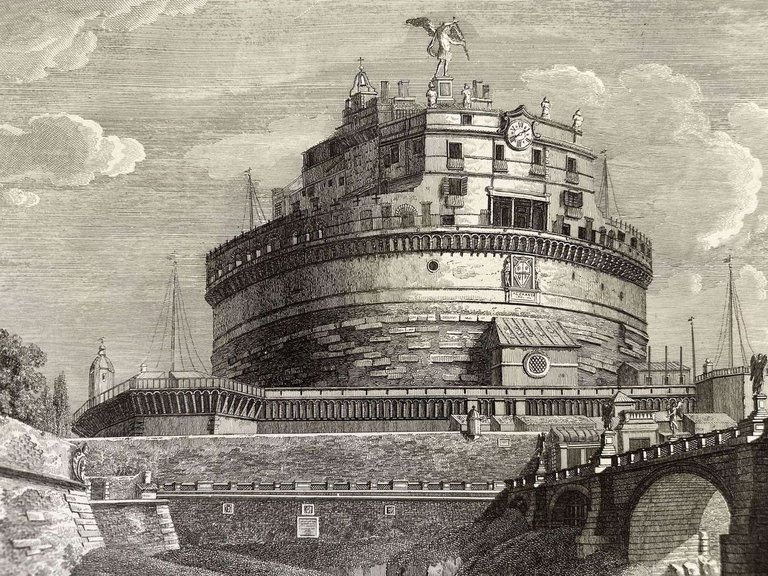 VEDUTA DEL MAUSOLEO DI ADRIANO OGGI CASTEL S. ANGELO FATTO … | Immagine Gallery 6