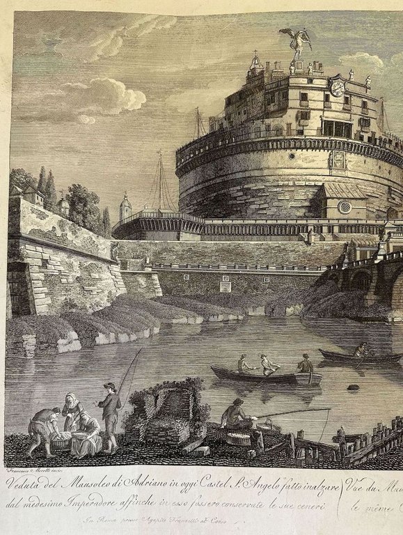 VEDUTA DEL MAUSOLEO DI ADRIANO OGGI CASTEL S. ANGELO FATTO … | Immagine Gallery 3