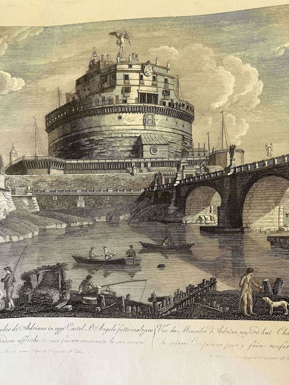 VEDUTA DEL MAUSOLEO DI ADRIANO OGGI CASTEL S. ANGELO FATTO … | Immagine Gallery 4