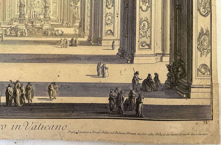 VEDUTA INTERNA DELLA BASILICA DI S. PIETRO IN VATICANO | Immagine Gallery 7