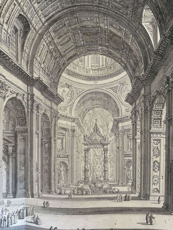 VEDUTA INTERNA DELLA BASILICA DI S. PIETRO IN VATICANO | Immagine Gallery 4
