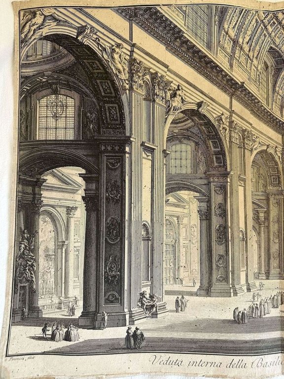 VEDUTA INTERNA DELLA BASILICA DI S. PIETRO IN VATICANO | Immagine Gallery 6