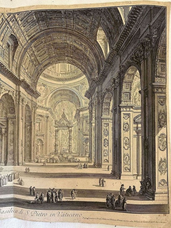 VEDUTA INTERNA DELLA BASILICA DI S. PIETRO IN VATICANO | Immagine Gallery 8