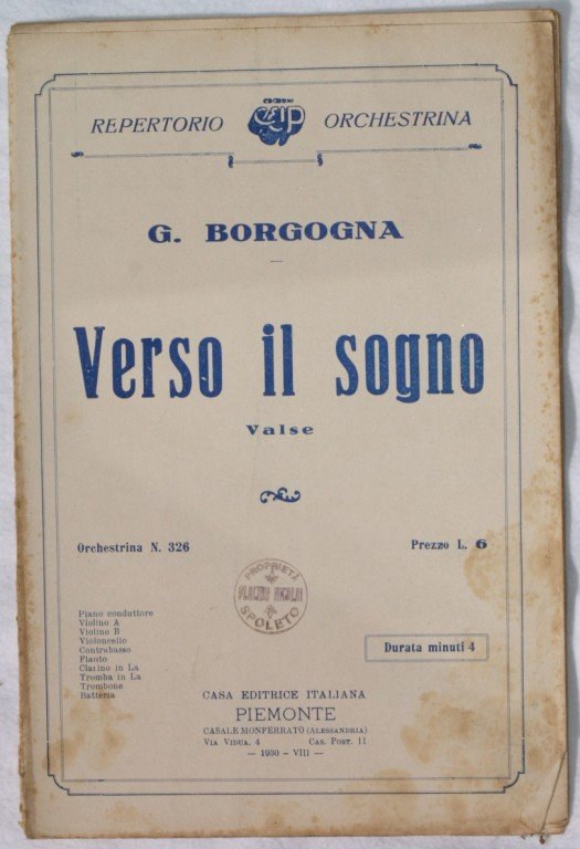 VERSO IL SOGNO