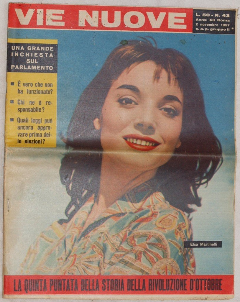VIE NUOVE ANNO XII ROMA 2 NOVEMBRE 1957