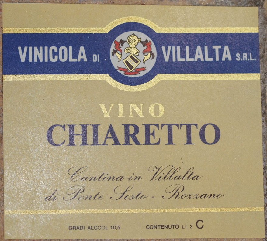 VINICOLA DI VILLALTA SRL CHIARETTO CANTINA IN VILLALTA DI PONTE …