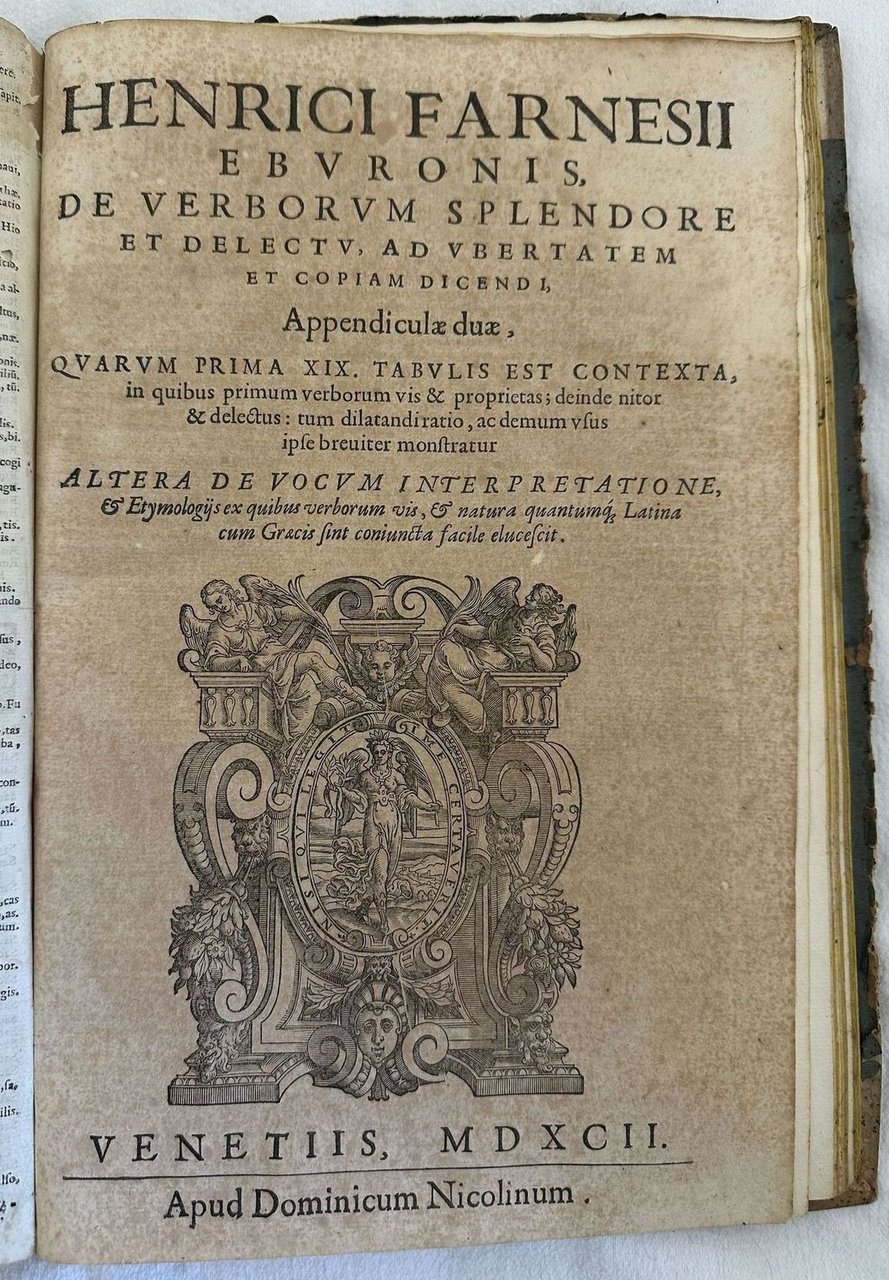 VOCABULARIO VOLGARE ET LATINO NON SOLAMENTE DI TUTTE LE VOCI … | Immagine principale