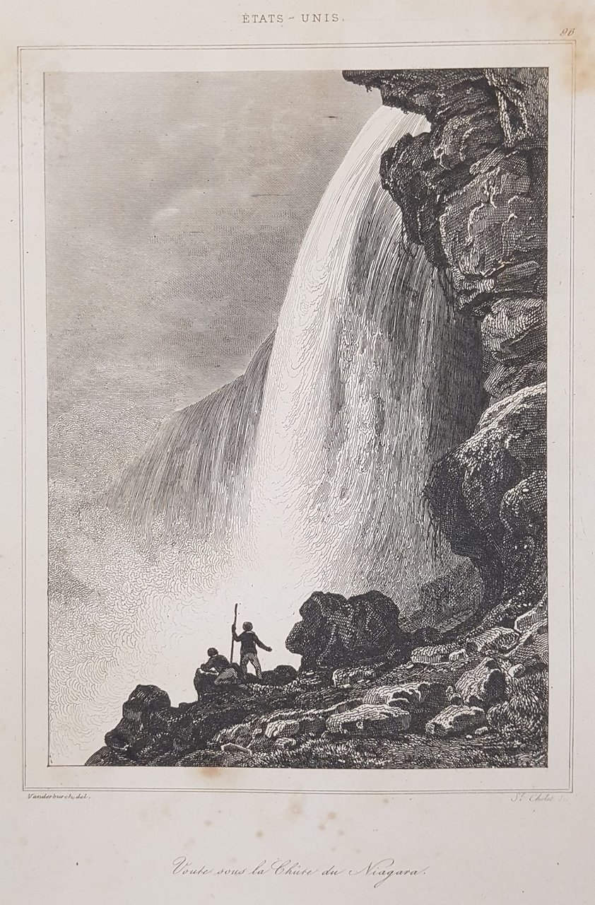 VOUTE SOUS LA CHUTE DU NIAGARA