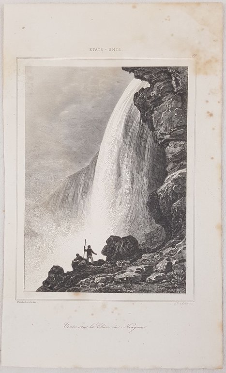 VOUTE SOUS LA CHUTE DU NIAGARA