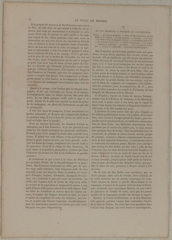 VUE DE SAN FRANCISCO DESSIN DE LANCELOT D’APRES UNE PHOTOGRAPHIE