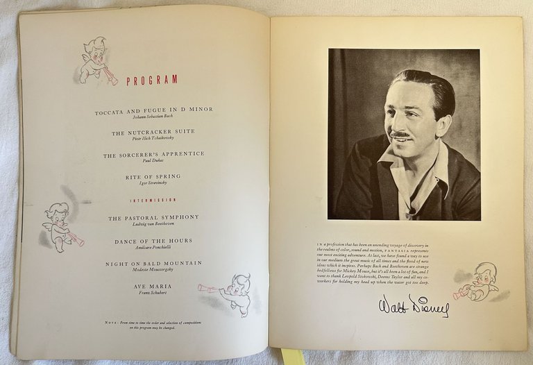 WALT DISNEY'S FANTASIA IN TECHNICOLOR AND FANTASOUND COPYRIGHT 1940 BY … | Immagine Gallery 3