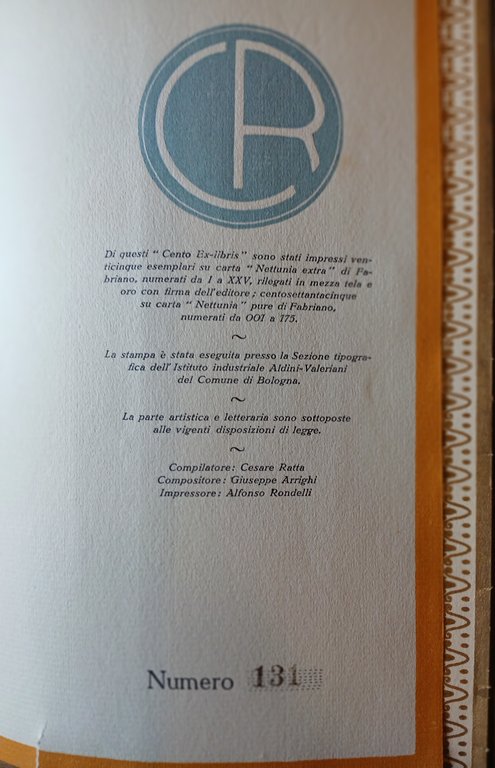 125 Ex Libris di Francesco Gamba. Con prefazione di Giorgio …