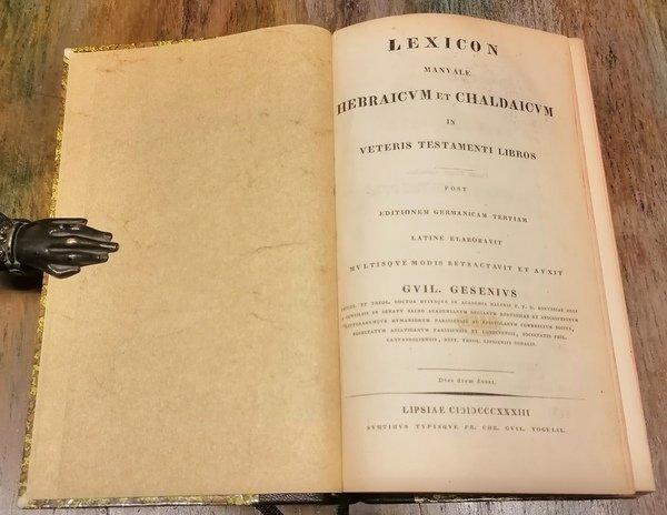 Lexicon manuale hebraicum et chaldaicum in Veteris Testamenti libros. Post …