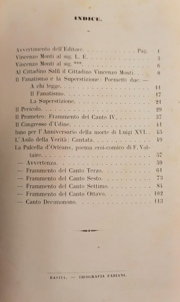 Prose e poesie di Vincenzo Monti nuovamente ordinate, accresciute di …