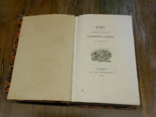 Poesie di Ippolito Pindemonte veronese / Odi dell'abate Giuseppe Parini …