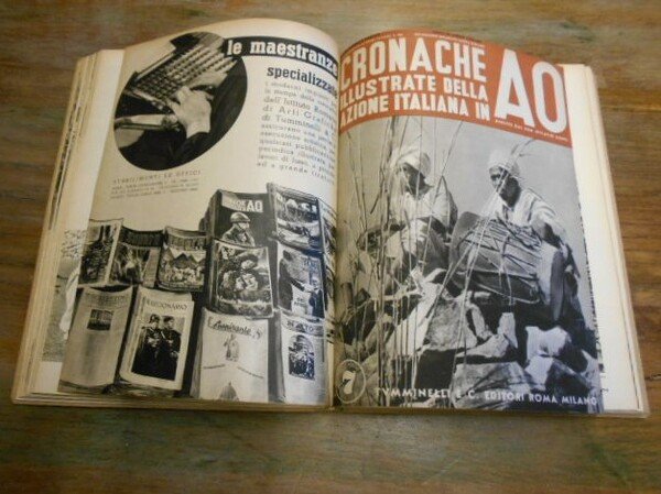 Cronache illustrate dell'azione italiana in A. O. . Dirette dal …