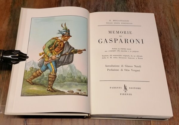 Memorie di Gasparoni. Redatte da Pietro Masi suo compagno alla …