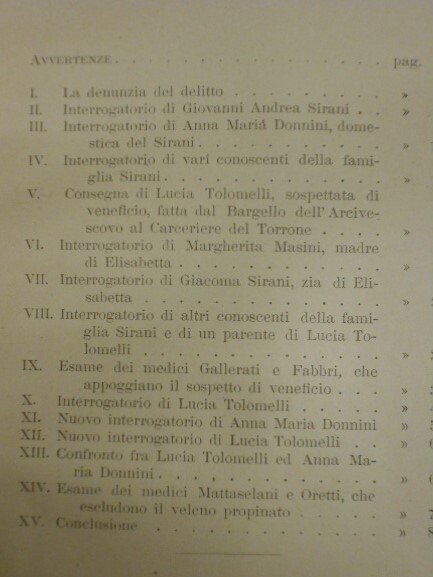 Il processo di avvelenamento fatto nel 1665-66 in Bologna contro …