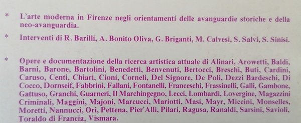 Iride. Schedule d'arte. Firenze '82.